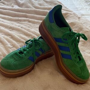 adidas Green and Blue Women's Sneakers